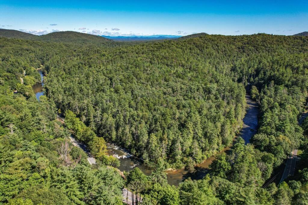 Treehouse Cabin With Mountain, River Views And Arcades Blue Ridge Exteriör bild